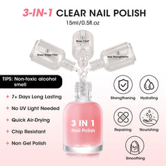GELLEN Ridge filler base coat application demonstrates even nails
