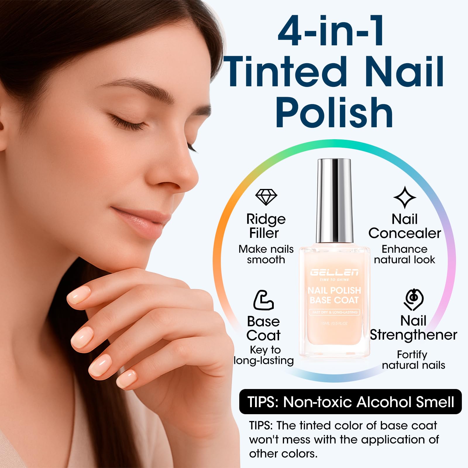 GELLEN ridge filler smooths uneven surfaces for a flawless look.