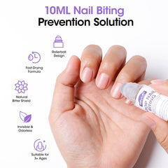 GELLEN roll-on applied to nails for precise deterrent coverage