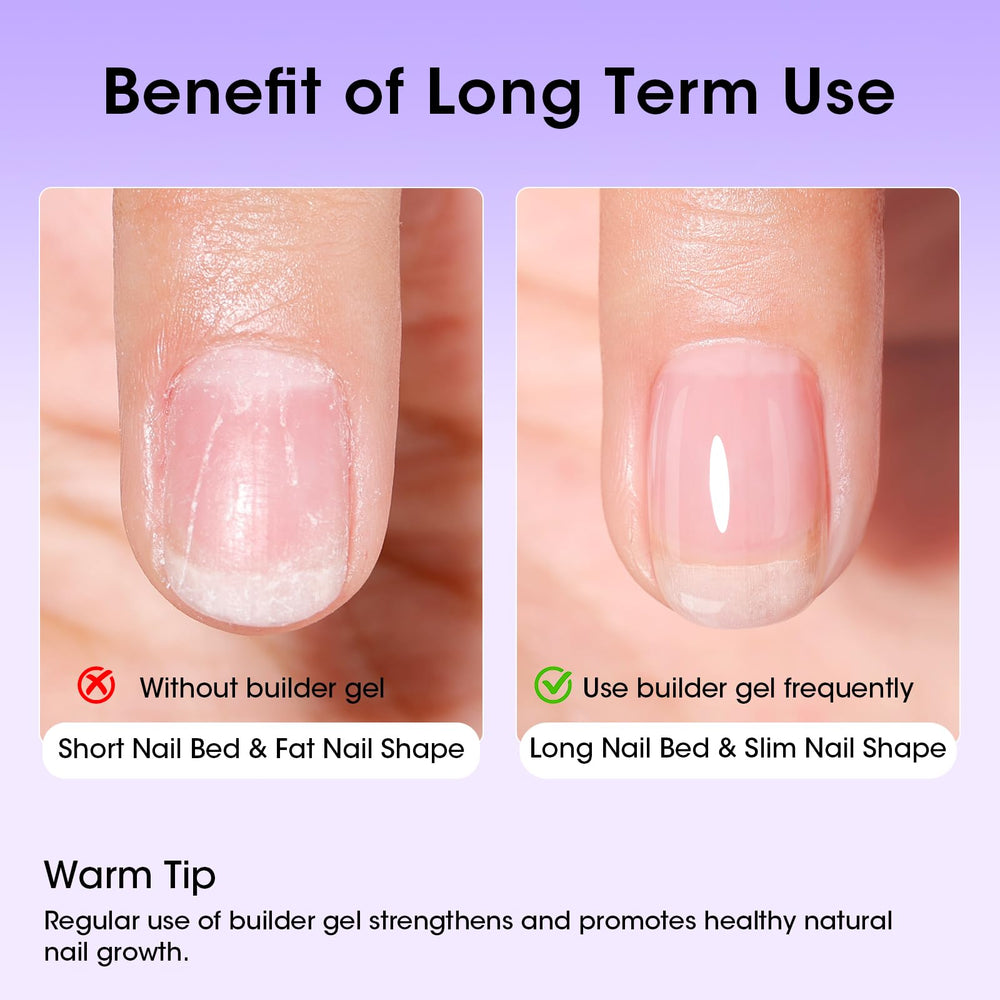 GELLEN salon-quality nail art achievable with builder gel at home or studio.