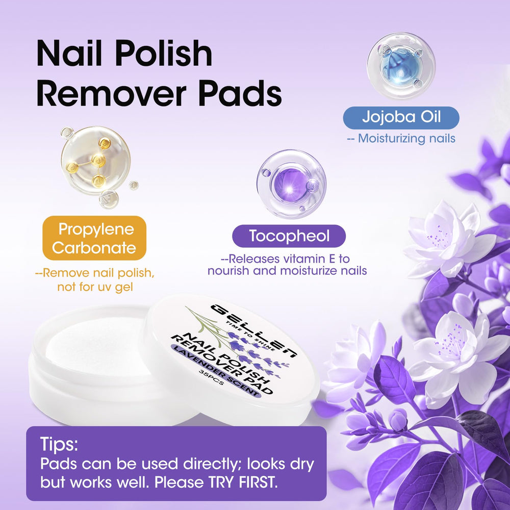 GELLEN Shea Butter and Vitamin E nourish nails during use