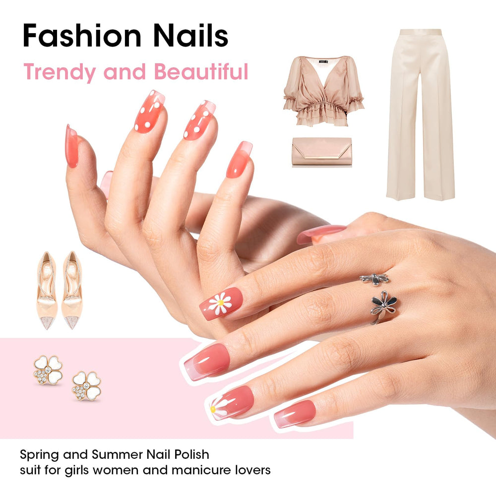 GELLEN swatches display six sheer pink shades from nude to rosy.