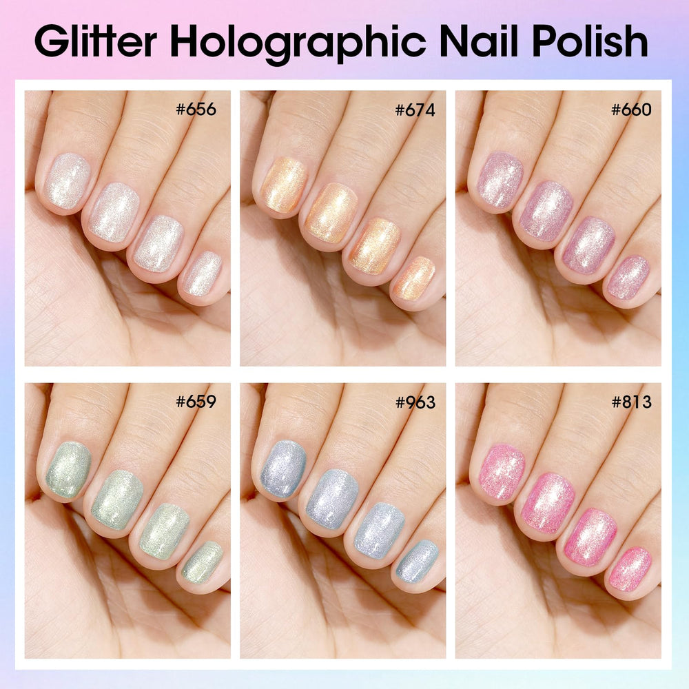 GELLEN Shimmer Pastel swatches show buildable, shimmering finishes on natural nails.