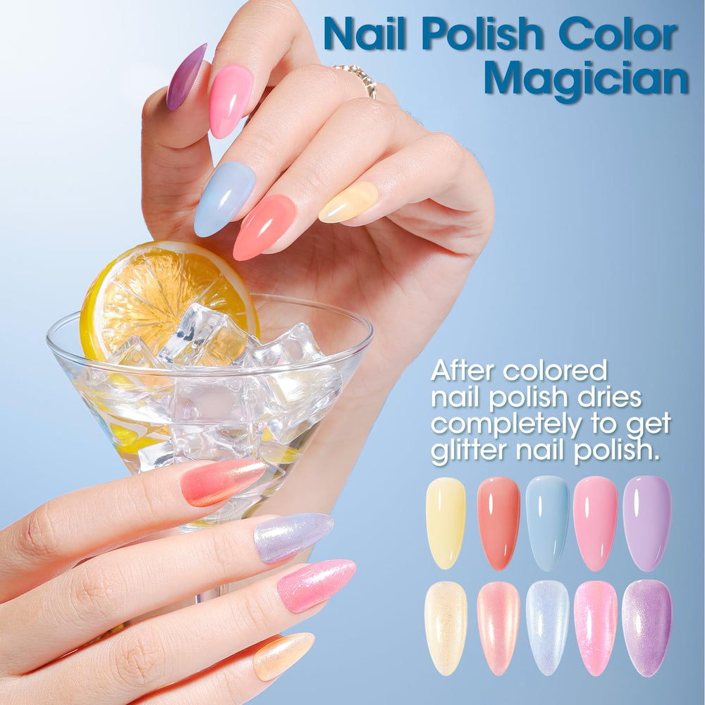 GELLEN Shimmer Pastel set packaging presents a gift-worthy design.