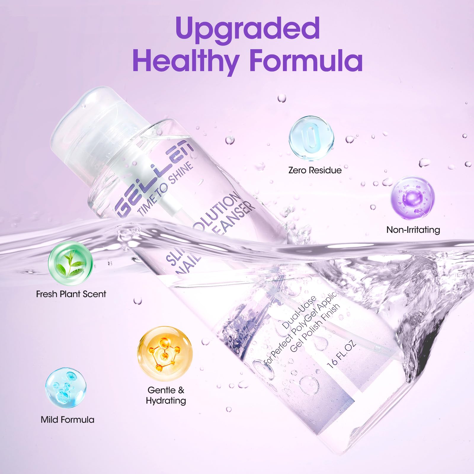 GELLEN slip solution supports skin-friendly nail care and comfort during use.