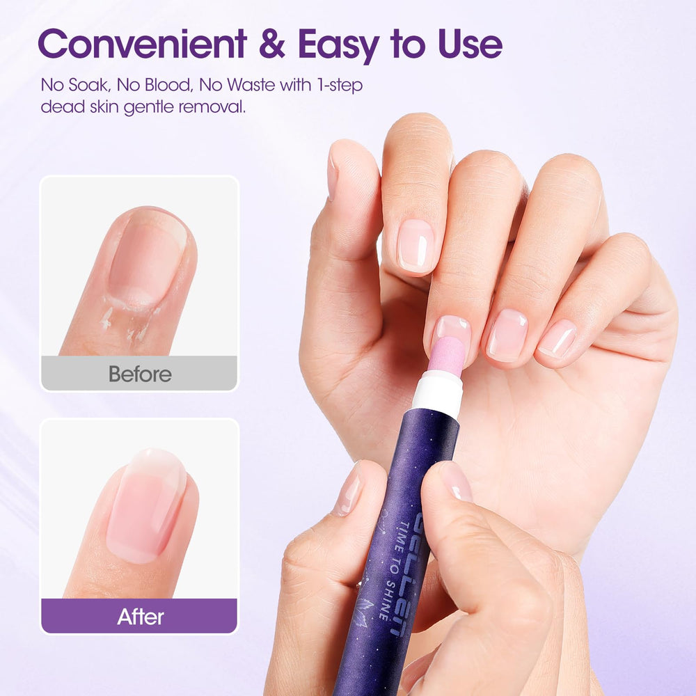 GELLEN smooth edges and reduced rough cuticles during use.