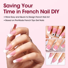 GELLEN soft gel tips with thin back edge for comfortable wear