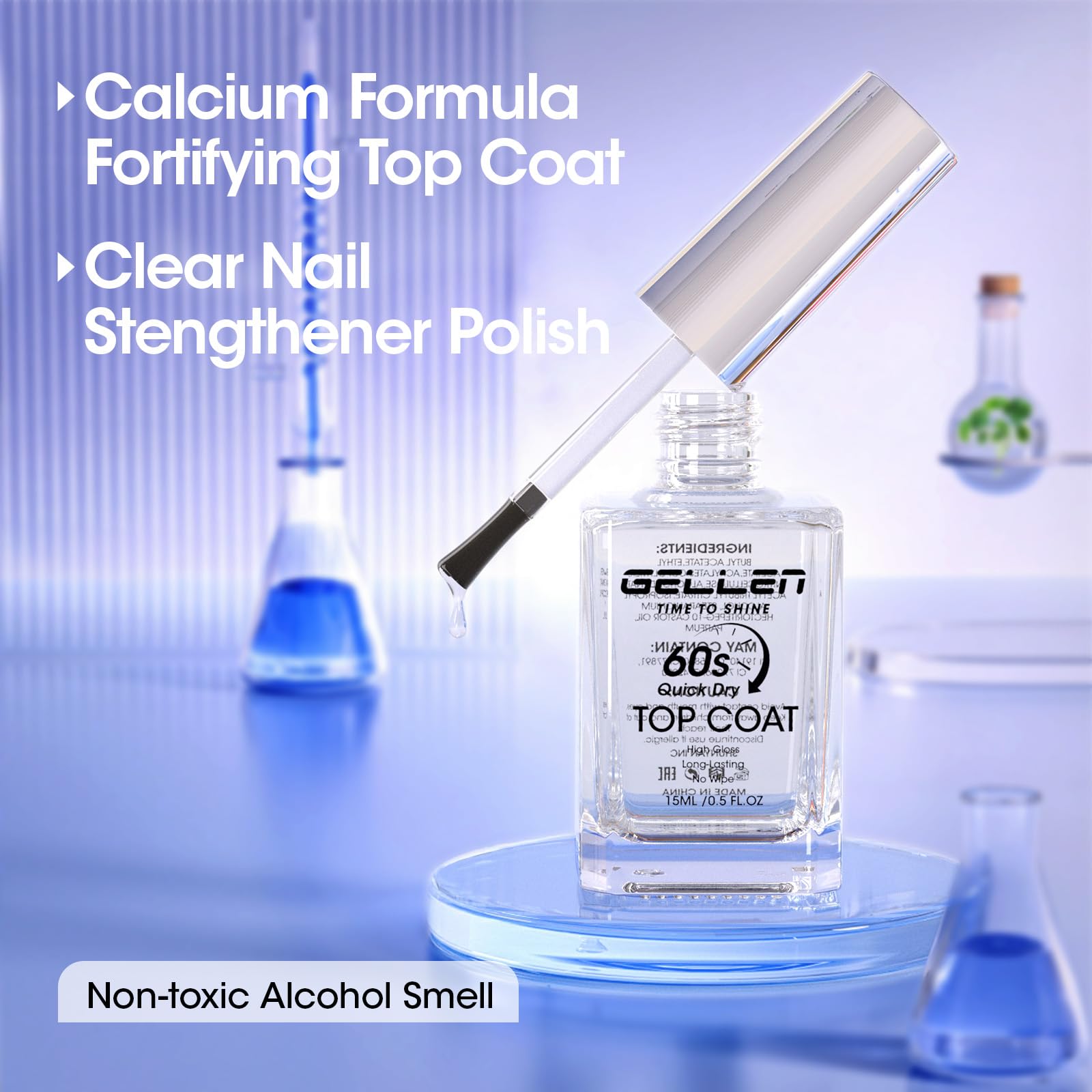 GELLEN nail care set image, TPO-free and HEMA-free for healthy nails.