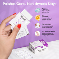 Gellen travel kit 400-pack on-the-go nail care solution