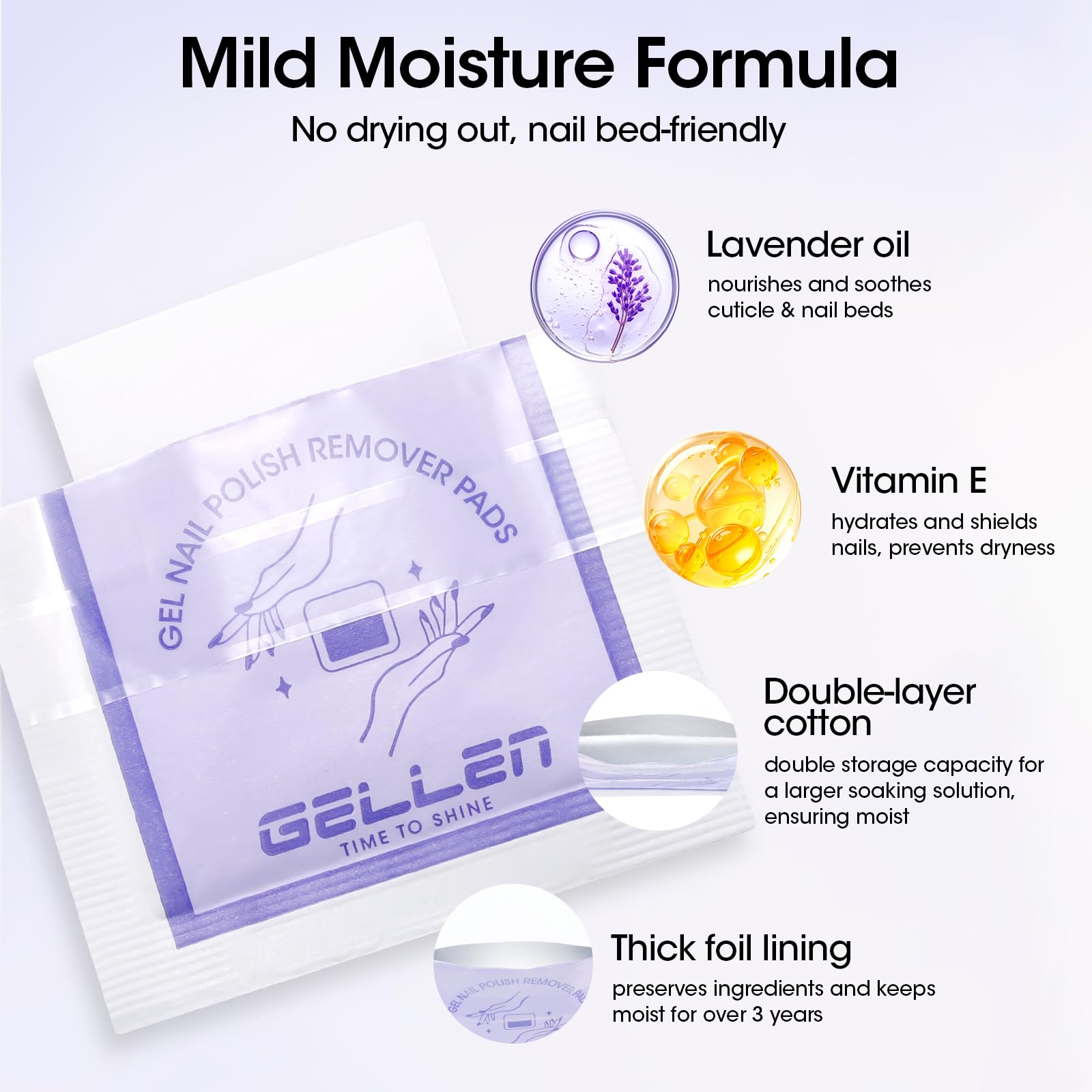 GELLEN travel pack image showing compact 200-pack for on-the-go care.