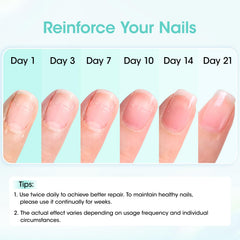 GELLEN Unscent Nail Strengthener bottle highlighting nourishing formula for growth