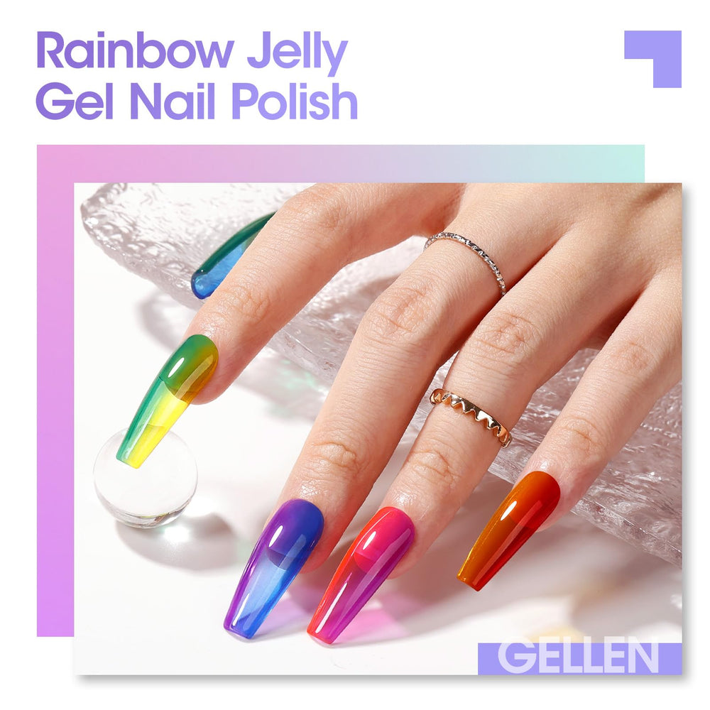 GELLEN UV/LED cure fast-dry gel enables quick home manicures.