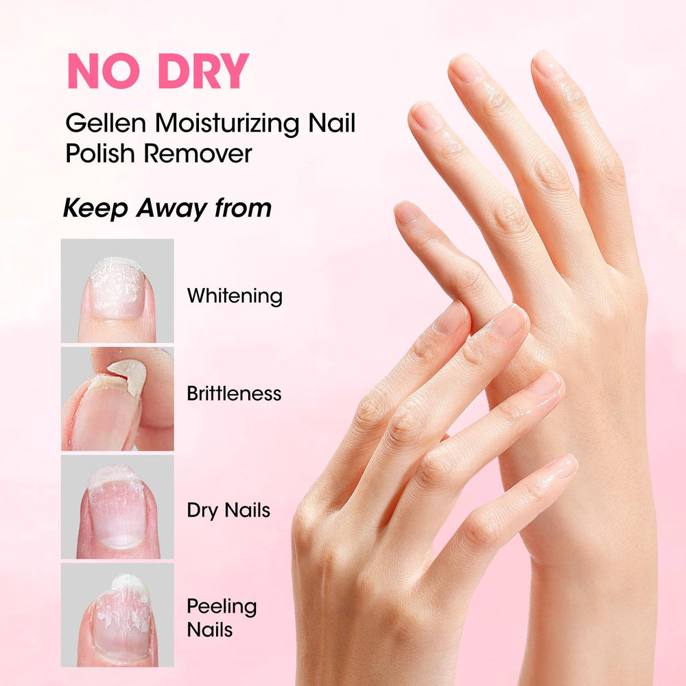 GELLEN formula highlights vitamin E, aloe, glycerin and shea for nourishing care.