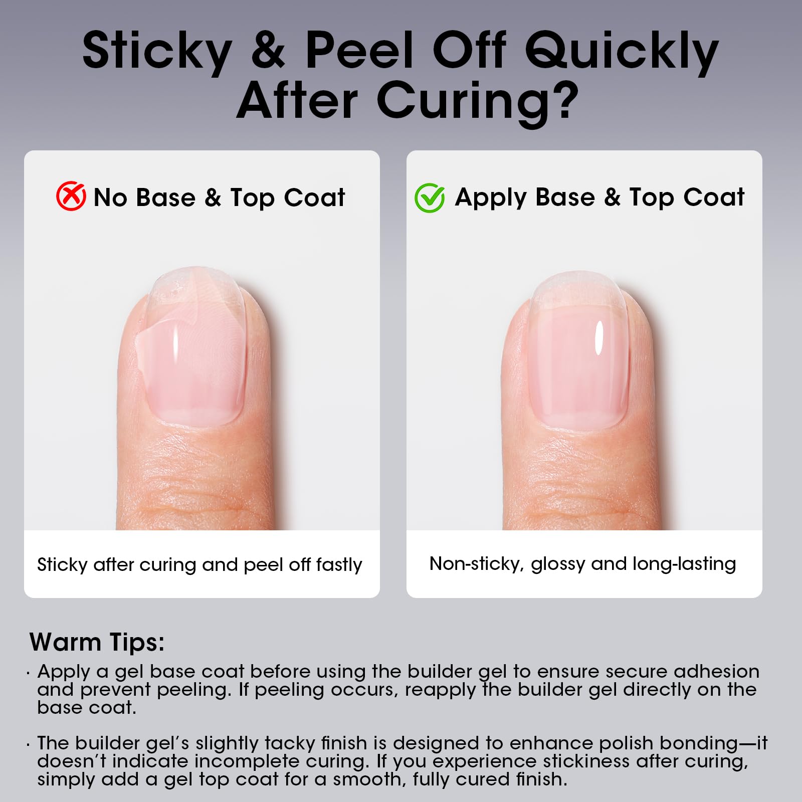 Gellen HEMA-free builder gel suitable for sensitive nails and safer services.