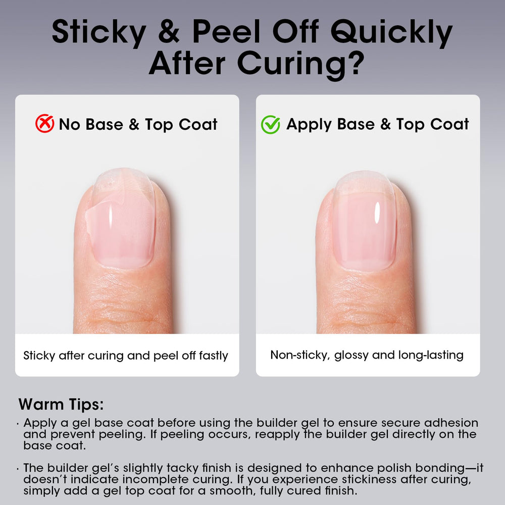 Gellen HEMA-free builder gel suitable for sensitive nails and safer services.