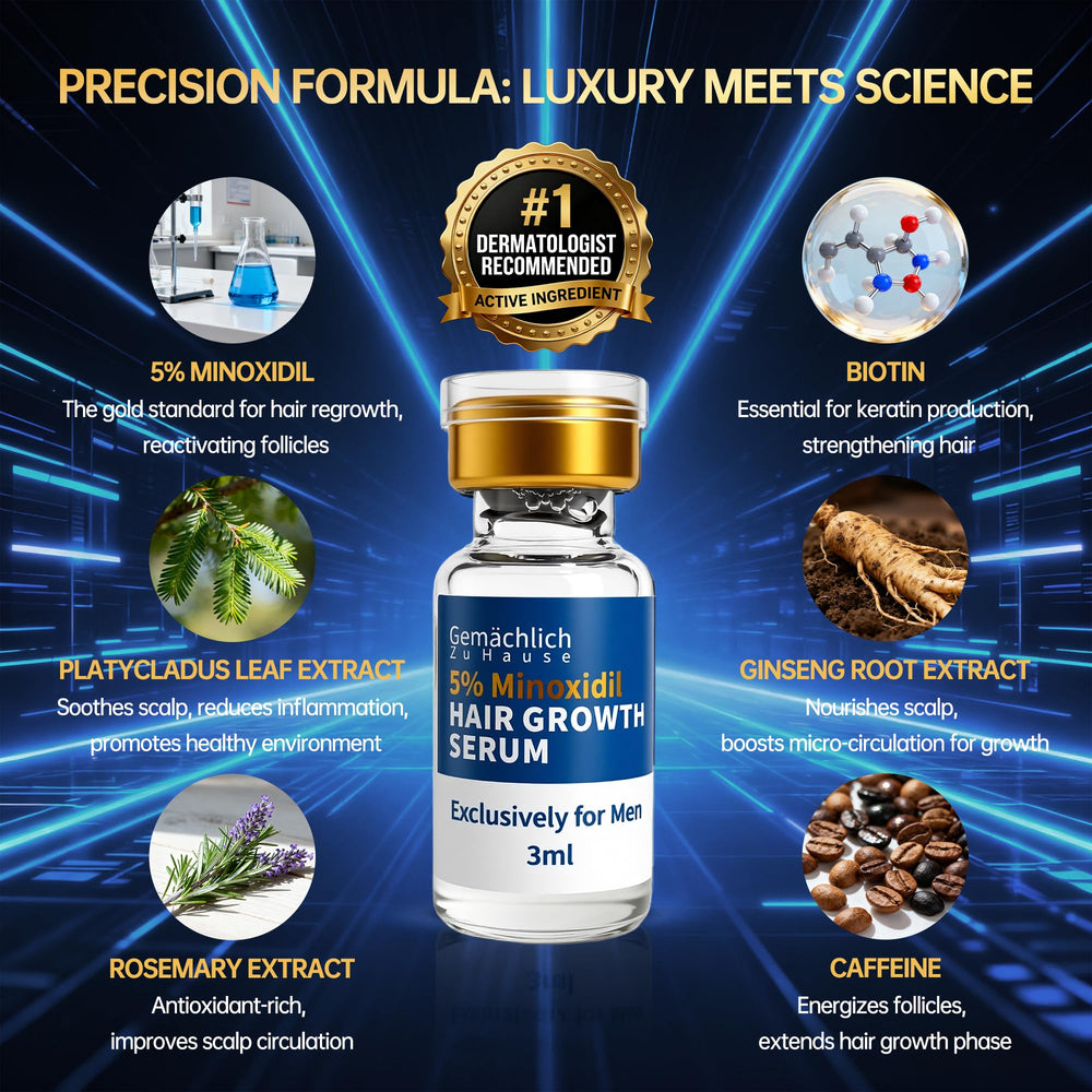 Gemächlic h Zu Hause fast-absorbing serum applies cleanly with no greasy residue.