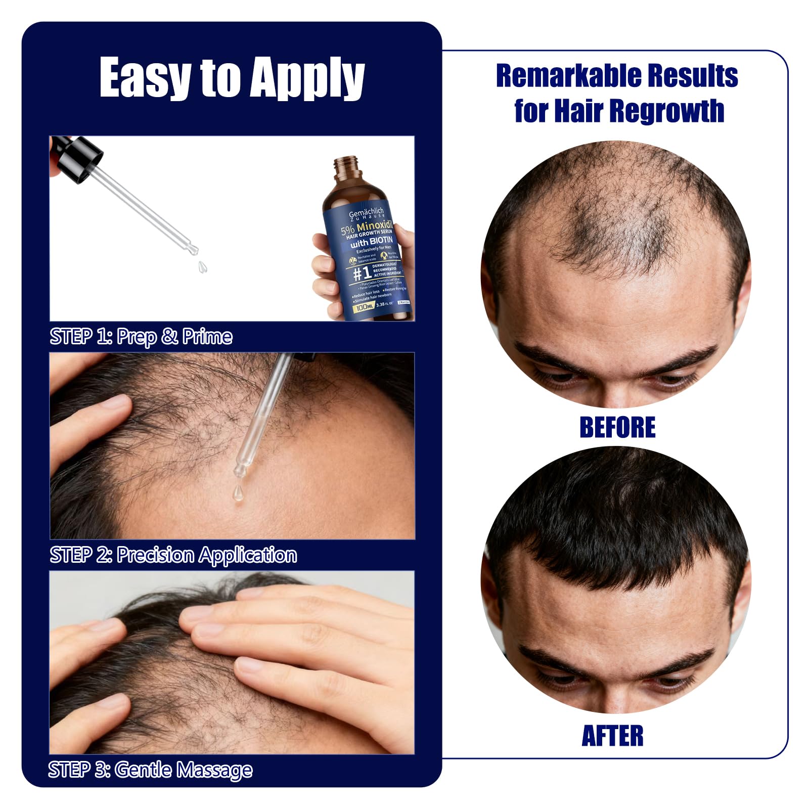 Gemächlich Zu Hause fast absorbing non greasy formula shown on hair care setup.