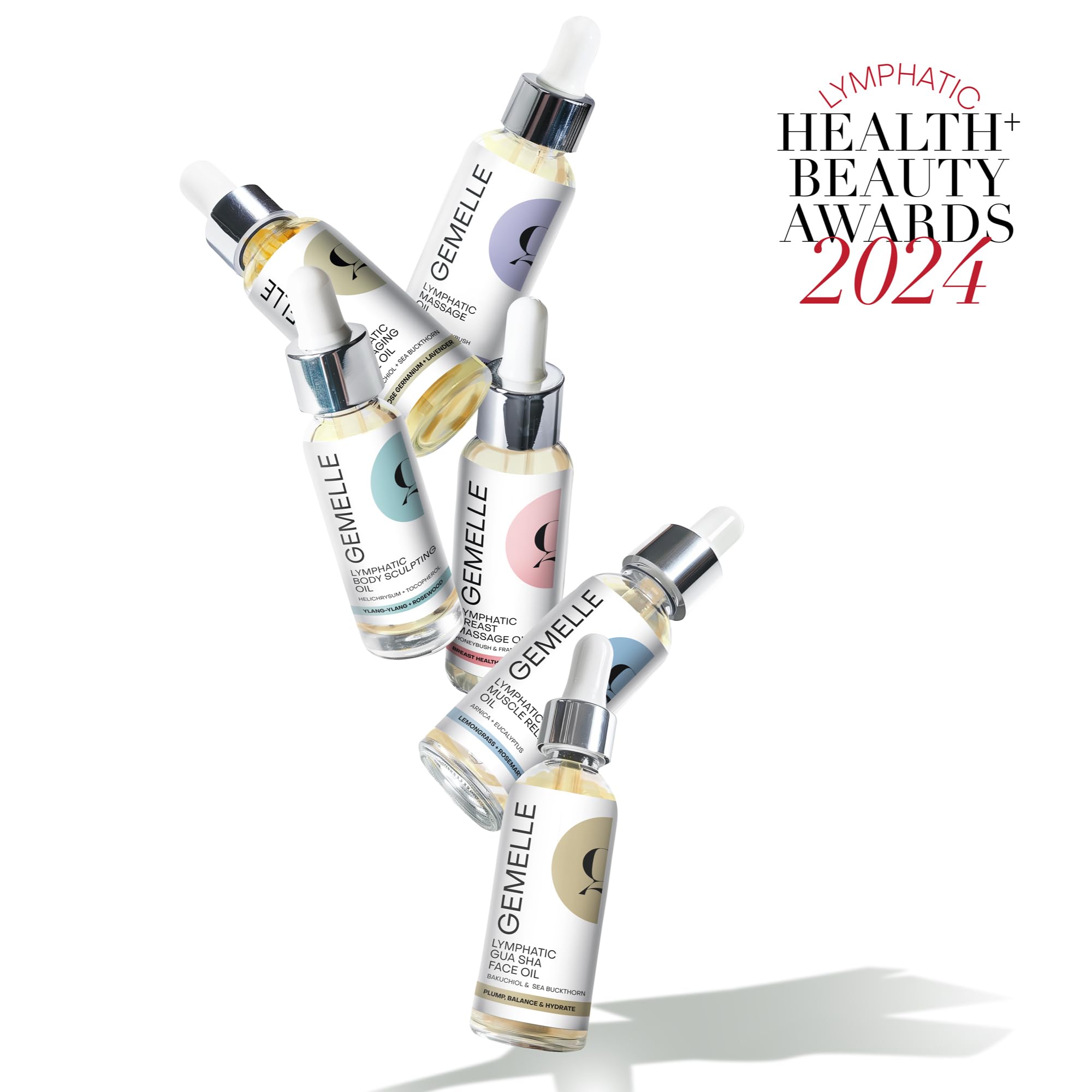 Gemelle Lymphatic Oil glow—promotes a balanced, radiant complexion.