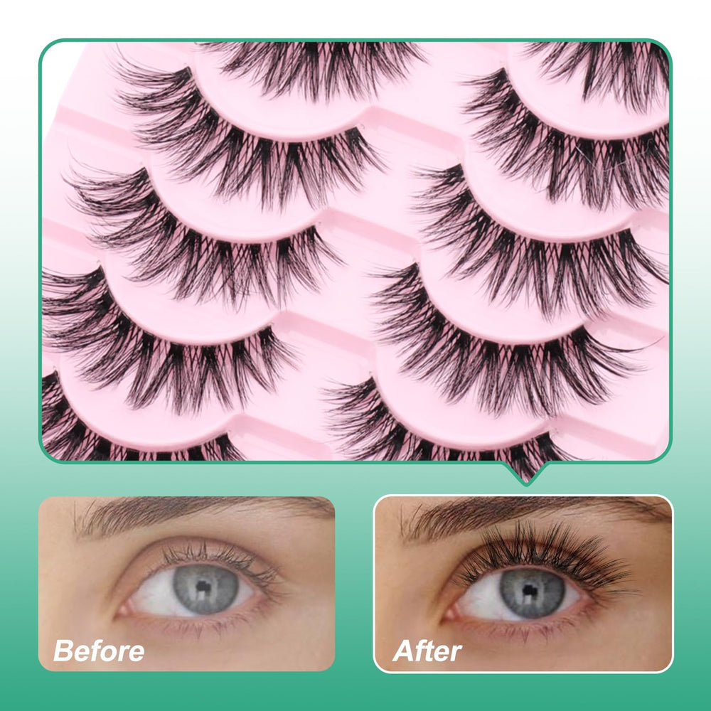 GEMERRY easy two-minute application lashes simplify quick styling.