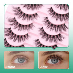 GEMERRY easy two-minute application lashes simplify quick styling.