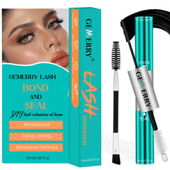 GEMERRY Lash Bond Seal bottle front shows 12ml capacity for long wear