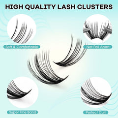 GEMERRY precision tweezers for clean cluster placement and easy isolation.