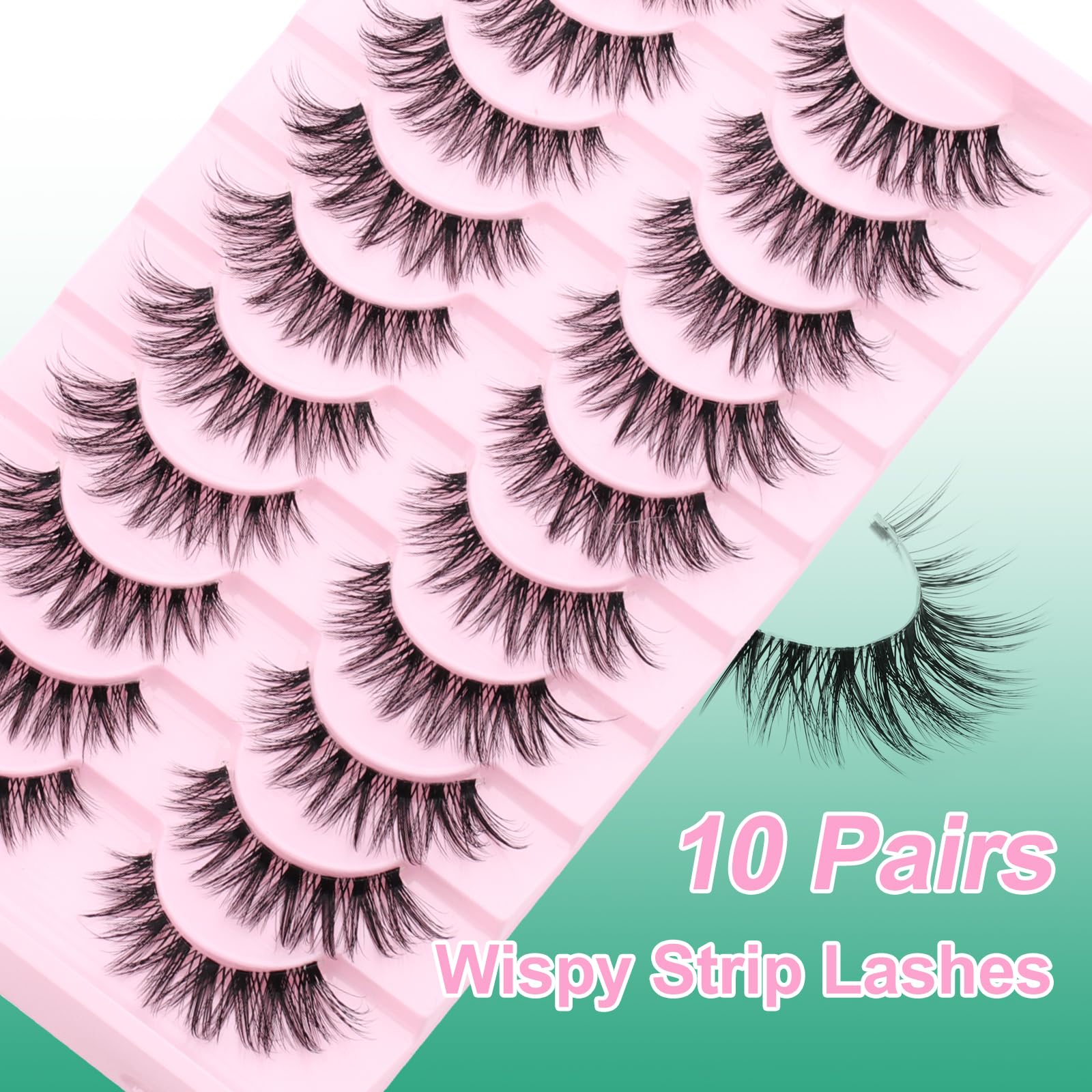 GEMERRY reusable lashes save money through multiple uses.