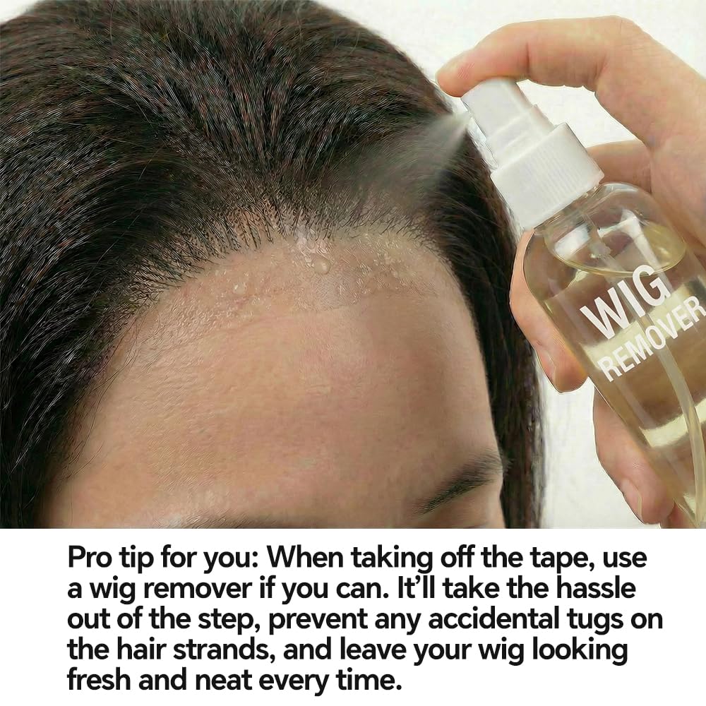 Gemiei easy removal wig tape leaves no residue after gentle detachment
