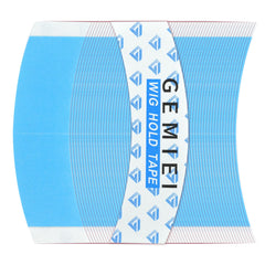 Gemiei lace wig tape 64pcs blue strip offers secure hold for daily wear
