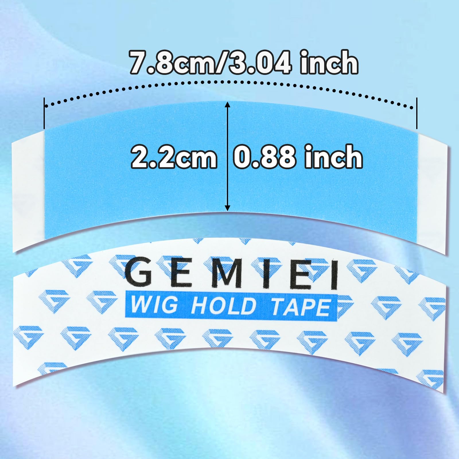 Gemiei wig tape waterproof adhesive stays attached during workouts and rain