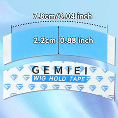 Gemiei wig tape waterproof adhesive stays attached during workouts and rain