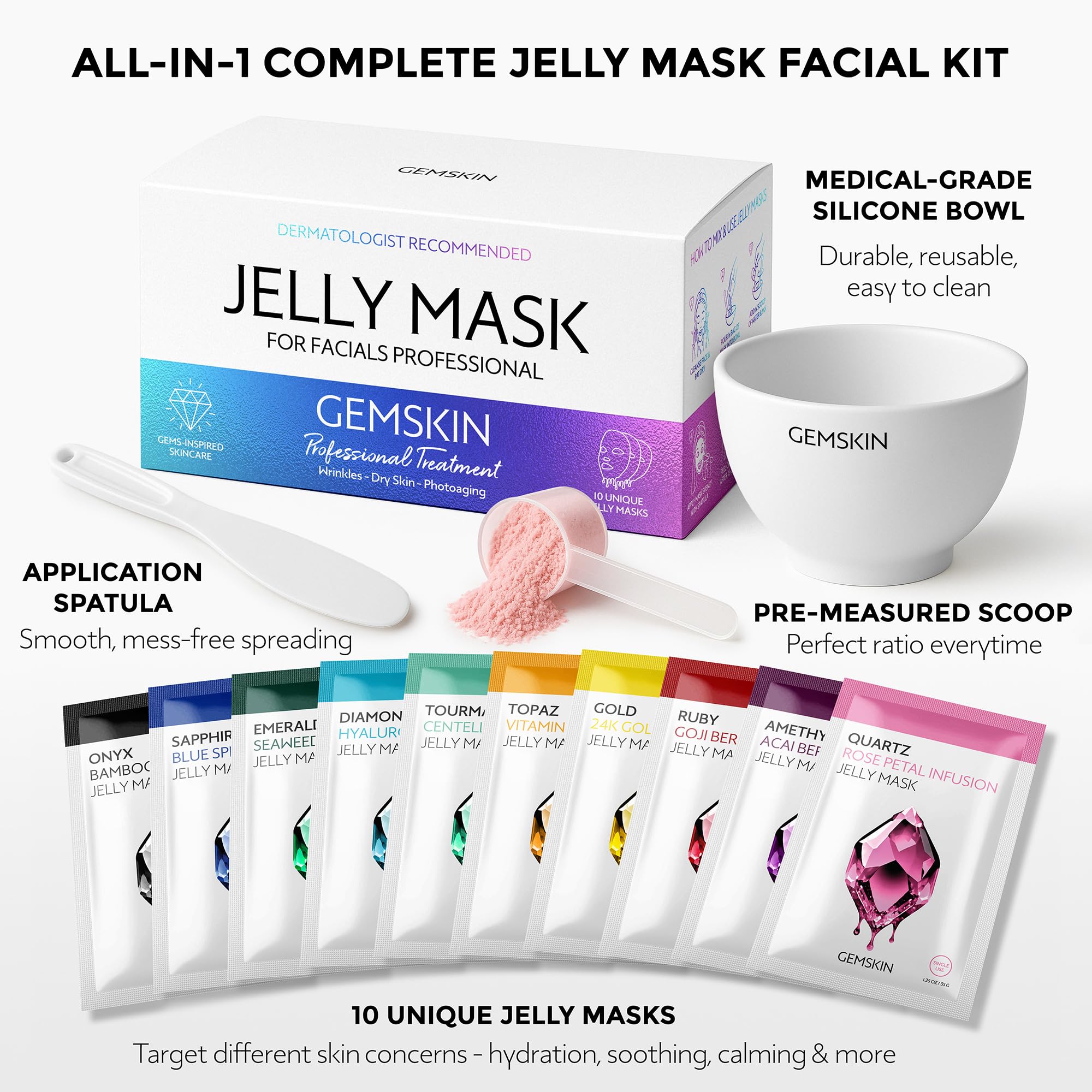 GEMSKIN centella-asiatica-calming mask helps soothe redness and irritation.