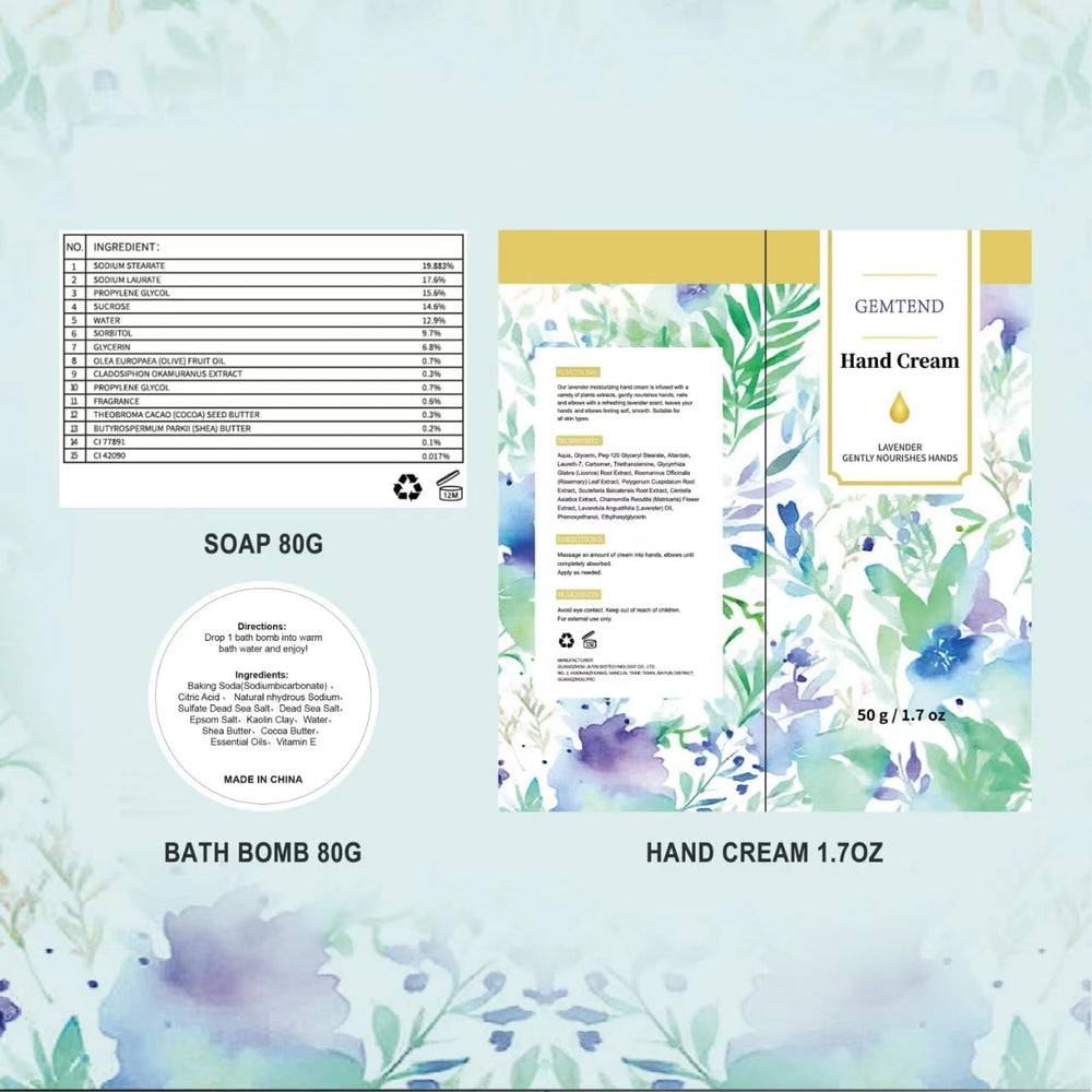 GEMTEND bath loofahs help create a spa-like lather for easy exfoliation.
