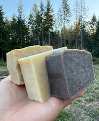 GemTii Rosemary Tea Soap Bar texture highlighting natural oils for gentle cleansing.