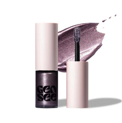 Gen See Purple Rain mixed media eyeshadow with molten metallic sheen for bold lids