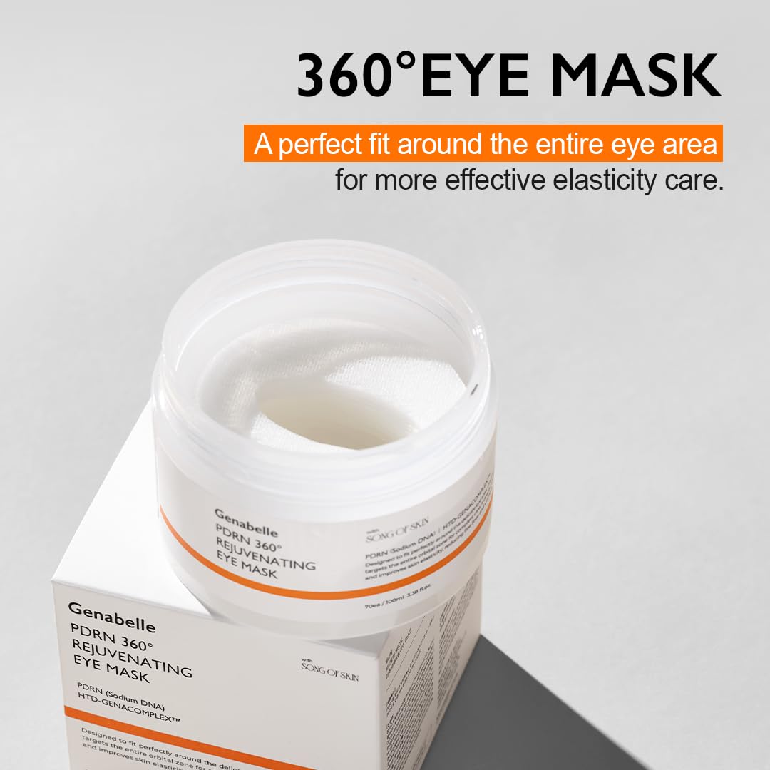 Genabelle masks depuff and brighten dark circles for a rested look