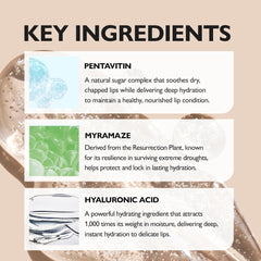 Moisture barrier effect of Genabelle PDRN Glazed Lip Treatment on lips.