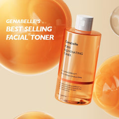 Genabelle PDRN Rejuvenating Toner face closeup reveals radiant glow