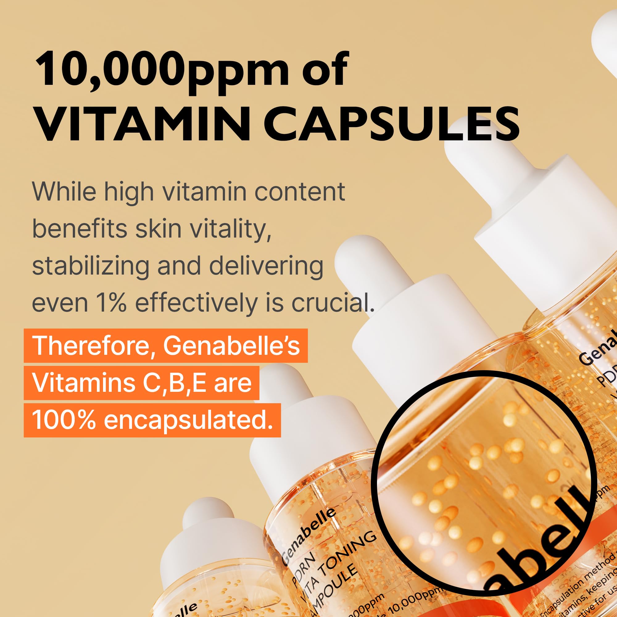 Genabelle PDRN Vita Allantonin and Biosaccharide Gum-1 calm irritation
