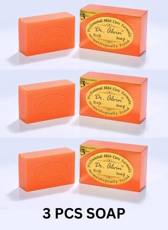 Generic 3 Dr Alvin Soap Bar body cleanse for a soft, clean feel