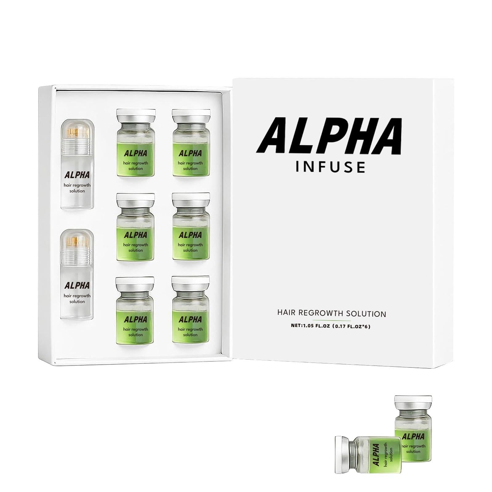 Generic Alpha Infuse Hair Regrowth System bottle for daily scalp care