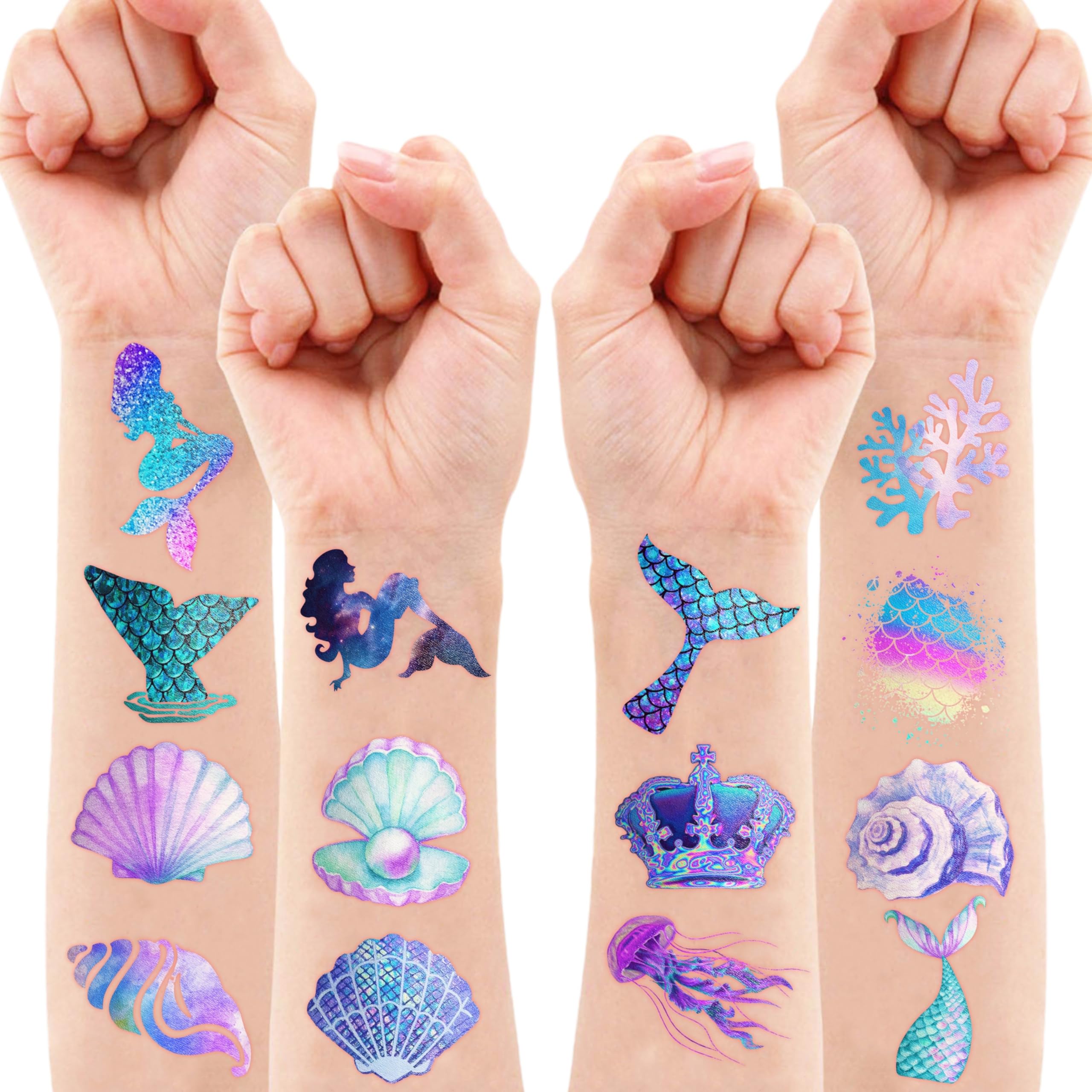 Generic Apply and Remove Tattoos: simple wet-application on skin or smooth surfaces.