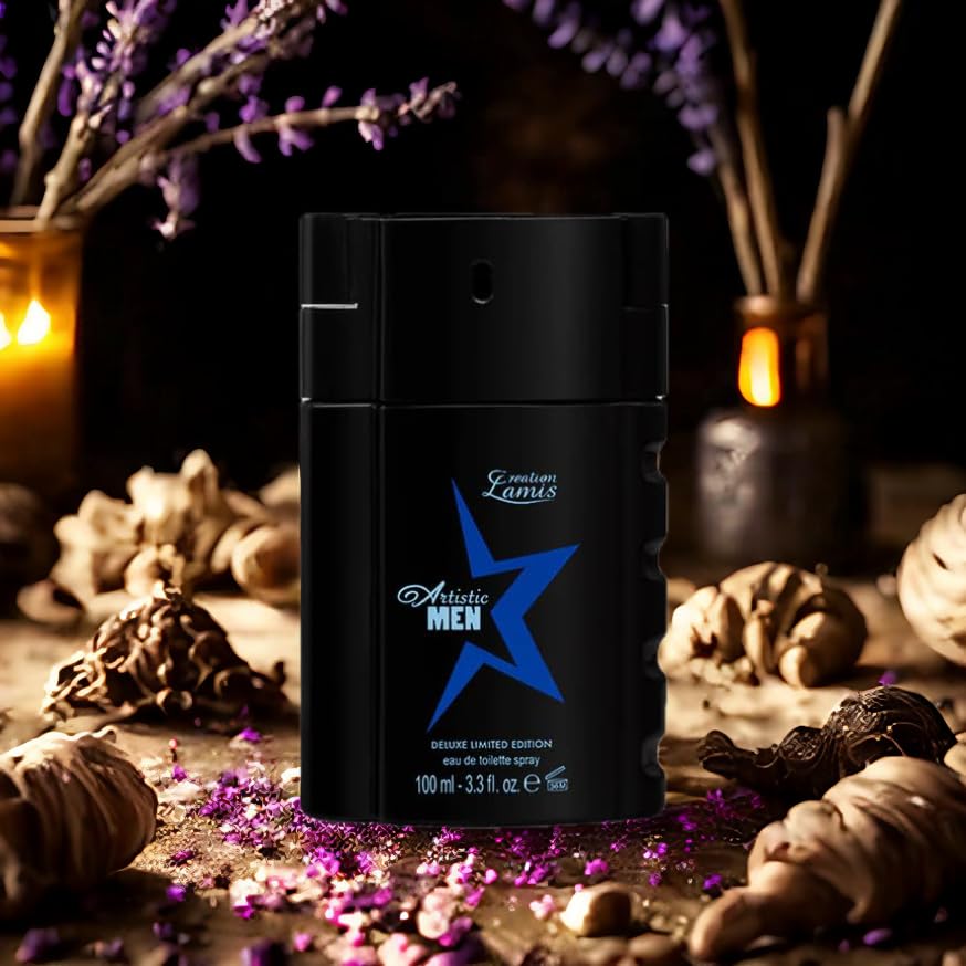 Generic Artistic Men Deluxe label detail signaling refined aroma quality.