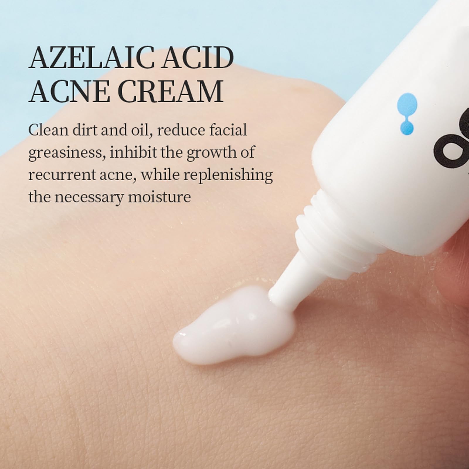 Generic Azelaic Acid Cream tube close-up for easy application