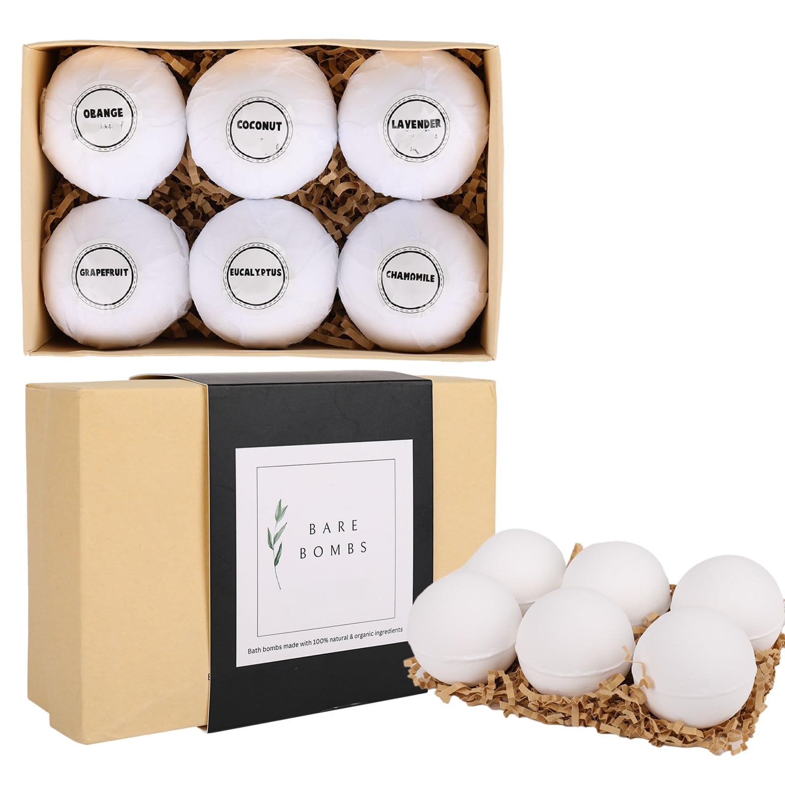 Generic bath bomb lavender for calming relaxation in a warm bath