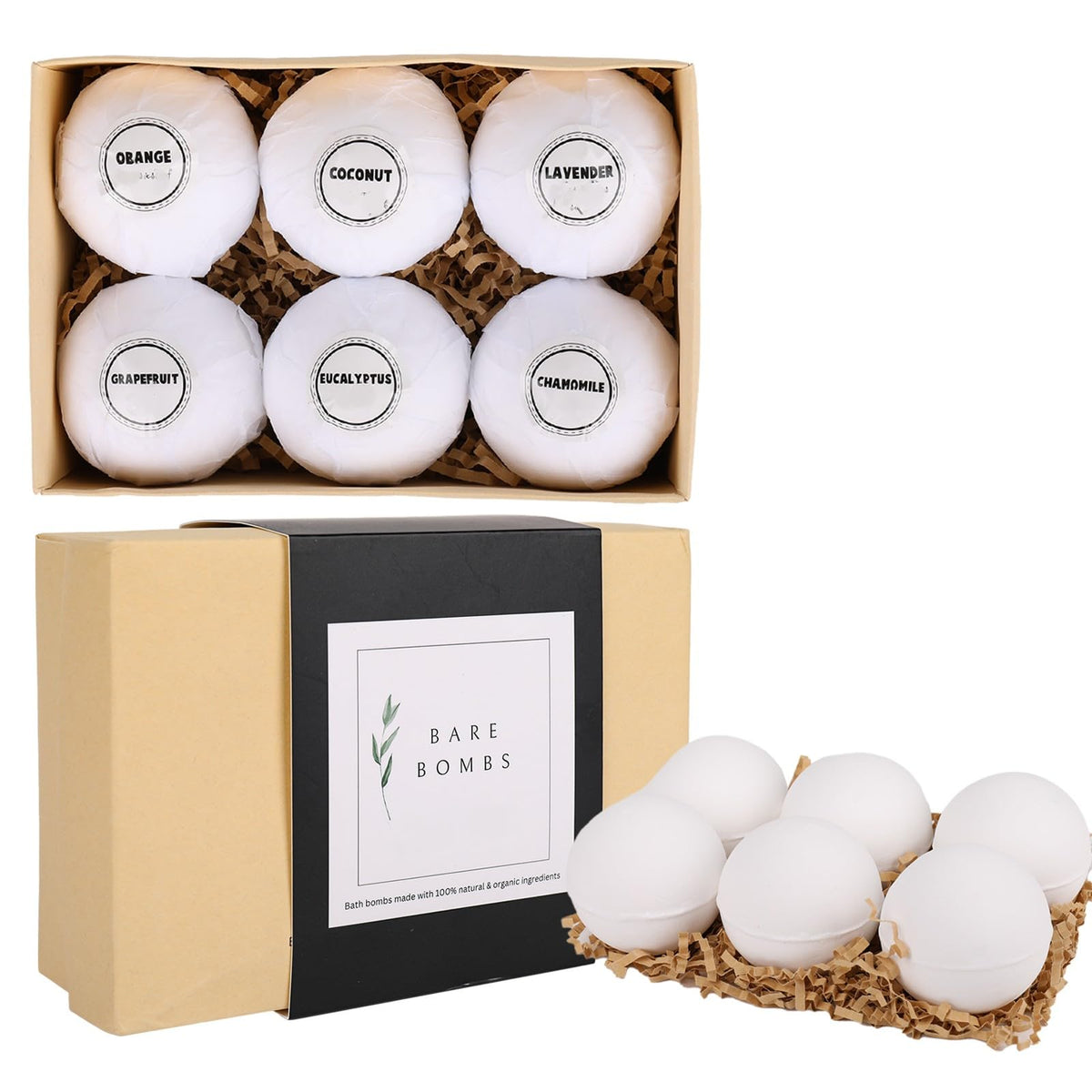 Generic bath bomb lavender for calming relaxation in a warm bath