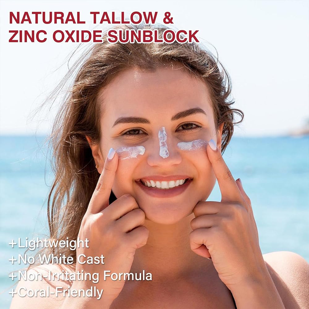 Generic Beef Tallow Sunscreen water-resistant action during outdoor activities