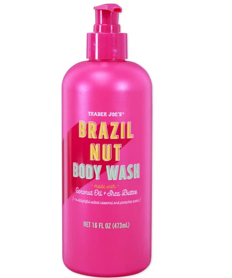 Generic Brazil Nut Body Wash bottle pour highlighting nourishing lather for daily skin hydration