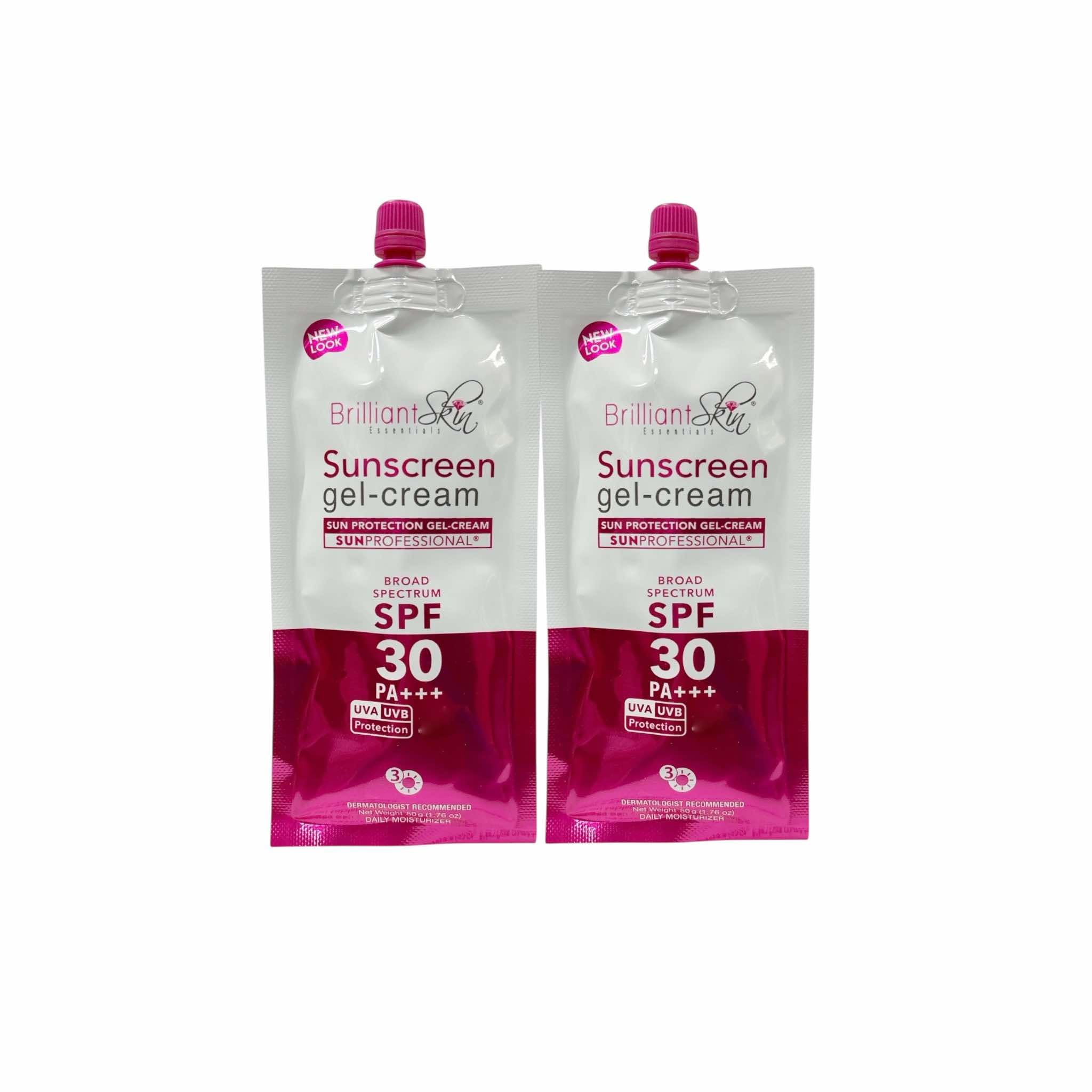 Generic Brilliant Skin Essentials sunscreen gel-cream bottle front for daily protection