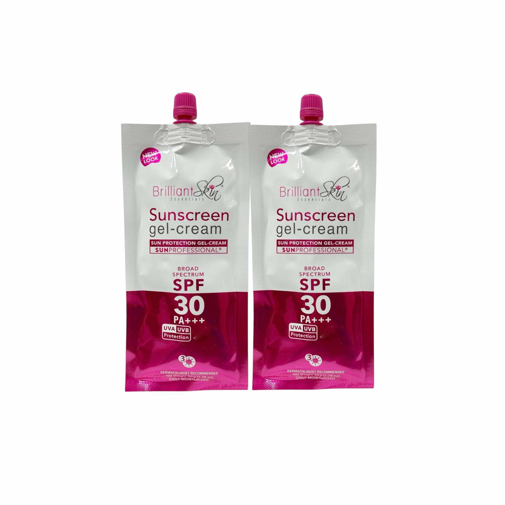 Generic Brilliant Skin Essentials sunscreen gel-cream bottle front for daily protection